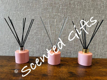 Load image into Gallery viewer, Room Diffusers & refills options. There are many benefits to Reed Diffusers, our stems have a clear channel which allows the fragrance oil to be carried up the stem and released into the air. Scented in perfumes, aftershaves, inspired scents.