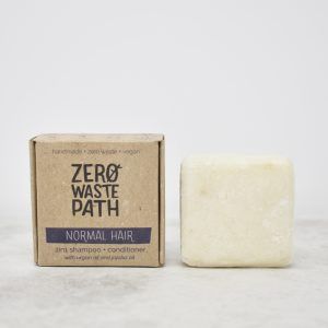 2 in 1 Solid Shampoo & Conditioner by bar - oily, fine hair - Vegan & cruelty free No transition phase Palm oil free No parabens and no SLS Vegan Natural Plastic Free Handmade Made In UK