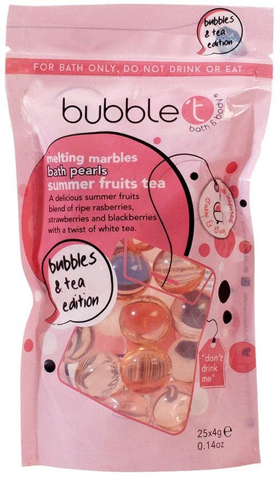 Bubble T Melting bath pearls scented in summer fruits tea 