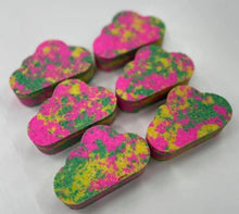 Load image into Gallery viewer, Luxury Mini Cloud Bubble Bar Bubble Bars bring a modern twist on classic bubble bath. Simply crumble half a bar under a running hot tap, and swish, swish, swish for clouds of bubbles! literally. Save the other half for next time in a cool, dry place. Scented in sugar rush, baby powder, Parma Violet and fruit salads. A range of bright colours.
