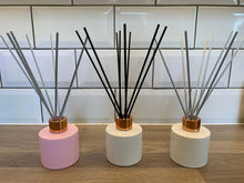 Load image into Gallery viewer, Room Diffusers & refills options. There are many benefits to Reed Diffusers, our stems have a clear channel which allows the fragrance oil to be carried up the stem and released into the air. Scented in perfumes, aftershaves, inspired scents.