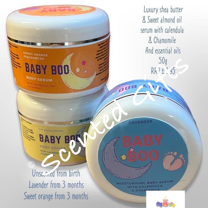 Baby Boo! Baby Boo Moisturising Serum Range   This serum is perfect for baby (and for you!). Super moisturising with essential oils. 