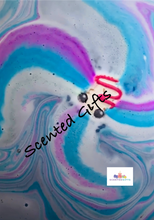 Load image into Gallery viewer, Pop Tart Bath Bomb A pop tart shaped bath bomb with hand painted detail and hidden embeds scented in rouge (perfume dupe).