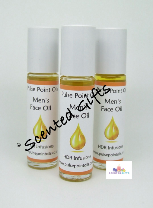 Men's healing and nourishing Face Oil Men's face oil - Men’s skin has thicker layers, pores are larger & there are more oil glands producing more lubrication for a longer period of time. Even though men have this extra, anti aging defence in their favour, it is no reason to disregard proper care of your skin. Daily shaving does not have to be accompanied by uncomfortable side effects. The healing & nourishing carrier oils & essential oils used are an effective, moisturising & protectant for the skin.