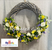 Load image into Gallery viewer, Handmade Luxury Spring Half 60cm Wreath
