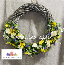 Load image into Gallery viewer, Handmade Luxury Spring Half 60cm Wreath