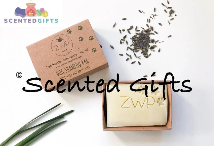 Dog Shampoo bar   This natural and delicate dog shampoo bar contains Neem oil, which is deeply moisturising, the small amounts of essential oils provide a light scent.  We suggest using an acid rinse after the use of this shampoo bar to eliminate any residue and leave the coat soft and shiny