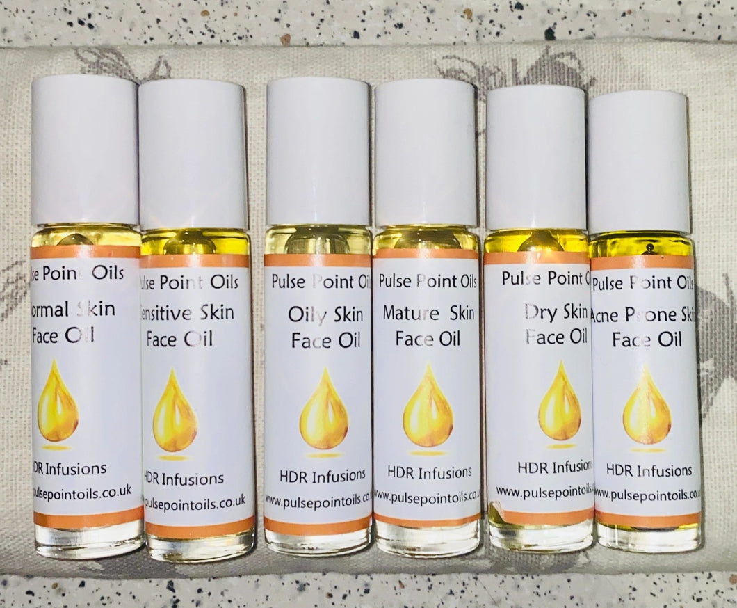 Facial Essential Oils / pulse point